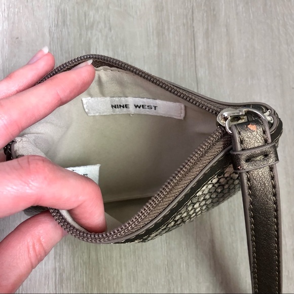 Nine West Snakeskin Print Wristlet - Picture 2 of 4